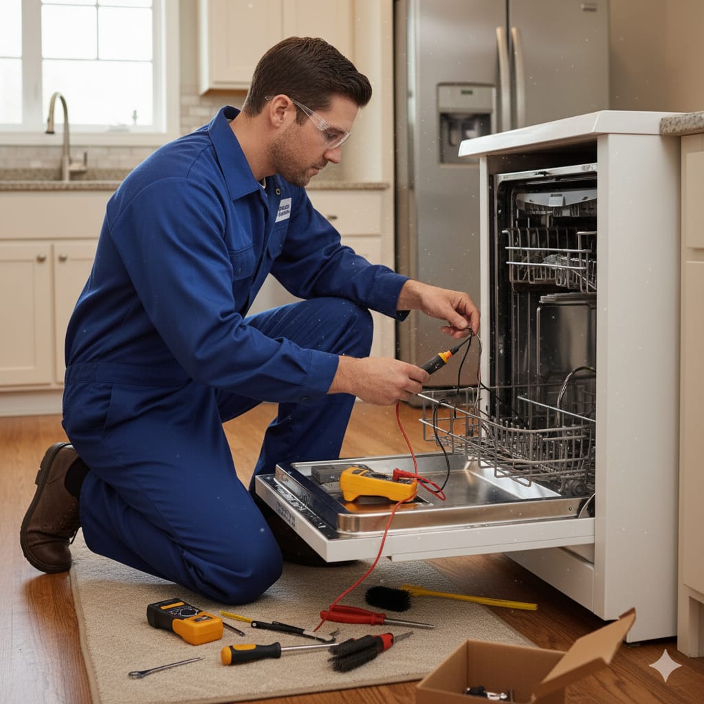 مركز صيانة غسالات الأطباق زانوسى – دعم فني موثوق